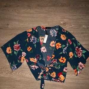 Floral coverup/ cardigan
